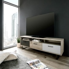Mobile Porta TV 160 Cm Design Scandinavo Orlando Effetto Legno