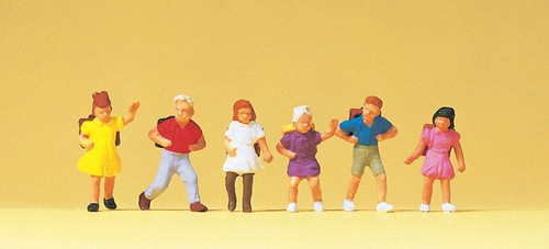 Preiser 14074 school children - school,