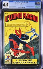 CGC UOMO RAGNO #1 (1987) STAR COMICS ITALIA  - SPECTACULAR SPIDER-MAN #58 (1981)