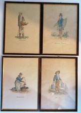 Quattro Disegni Acquerellati