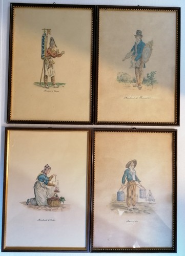 Quattro disegni acquerellati - quattro,