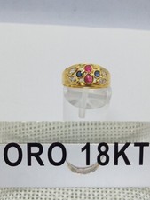 Anello in oro giallo 750 18