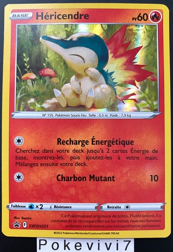 Carte pokemon hericendre - carte,