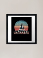 Poster Bitcoin barca a vela