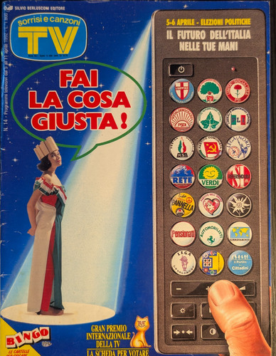 Sorrisi canzoni 14 1992 - tv, 14/1992