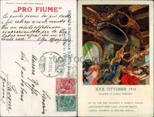 TRIESTE CITTA'-SOCIETA' DANTE ALIGHIERI PRO FIUME 1918-C96-117