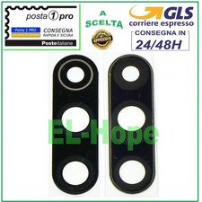 LENTE VETRO FOTOCAMERA VETRINO POSTERIORE X XIAOMI REDMI NOTE 8 PRO + BIADESIVO