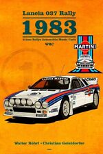 Poster Manifesto Locandina Pubblicità Automobili Lancia Martini Stampa 50x70 Cm.