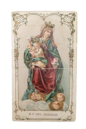 Antico santino holy card - antico,