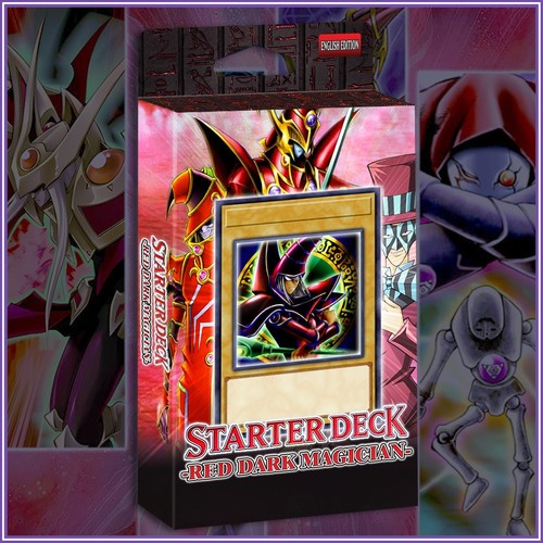 Dark magician red starter deck - red,