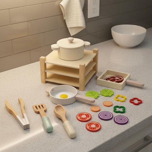 Set cucina legno - set, in