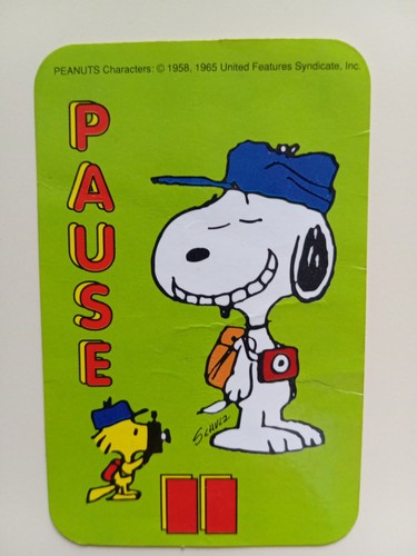 Peanuts calendario tascabile