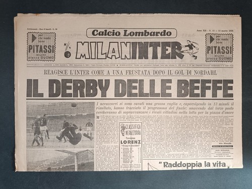 Giornale milaninter calcio - giornale,