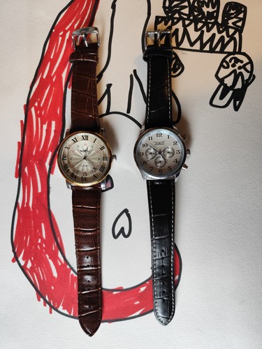 Coppia orologi cinesi oversize - orologi,