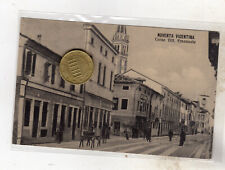1911  Noventa Vicentina  Corso Vittoro Emanuele Vicenza animata Rara