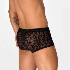 Boxer a rete NOIR HANDMADE Leo