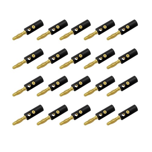 Connettore banana nero - x, a