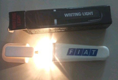 Fiat writing light pen - writing, penna