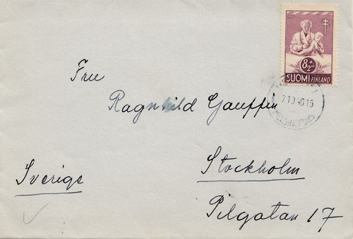 Finlandia lettera 1946 - finlandia:,