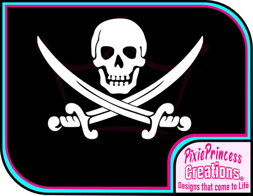 Pirati teschio croce - pirati,