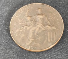 Rara moneta francese da 10