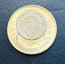 Messico 1959 oro 20 pesos UNC