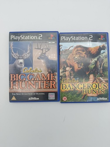 Lote cabelas caza - ps2, pal