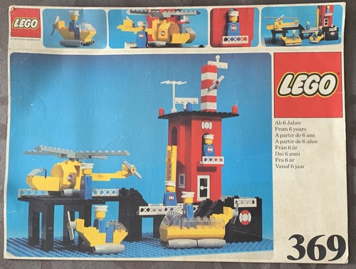 Lego vintage 369 boîte vide - vintage,