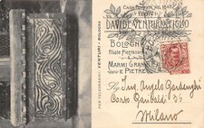 C9969) BOLOGNA, MARMI GRANITI E PIETRE DAVIDE VENTURI E FIGLI VIAGGIATA.