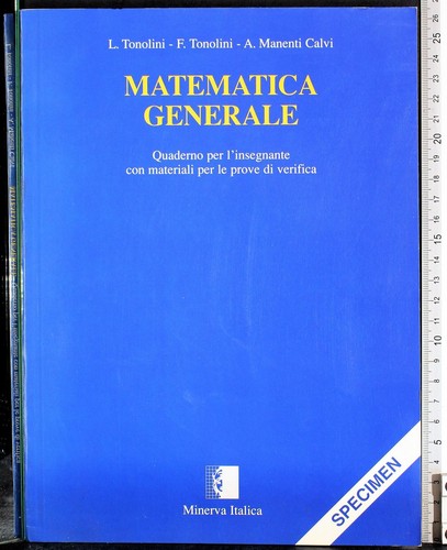 Matematica generale tonolini - generale.,