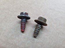 COPPIA BULLONI VITI MONTAGGIO LATERALE PARAURTI ANTERIORE POSTERIORE USATO RENAULT 5 GT TURBO