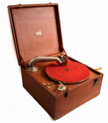 Grammofono pathe del 1900 - grammofono,