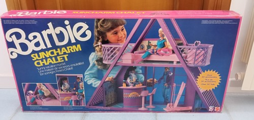 Barbie suncharm chalet - barbie, (1990)