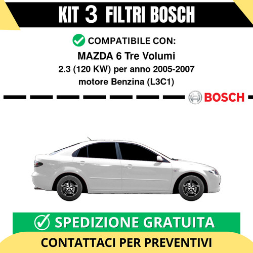 Kit bosch filtri tagliando - kit,