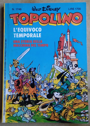 Topolino 1749 del - topolino,