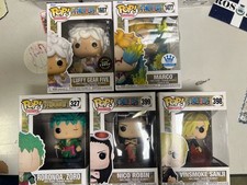 Funko Pop One Piece Zoro Sanji Luffy Robin Marco Bundle