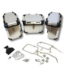 Tris valigie alluminio bmw - valigie,
