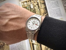 Orologio Seiko Automatico Rara Ref. 7009-6000 Automatic Vintage Watch White Dial