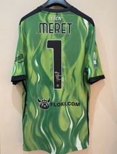 Maglia Ssc Napoli  21/22 Autografata Da Meret Match Issued