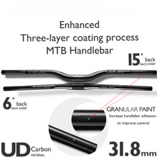 Manubrio bici mtb in fibra di