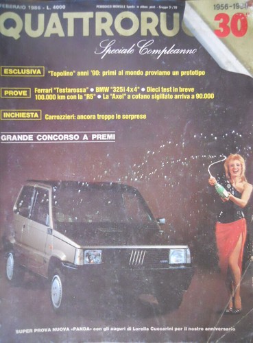 Quattroruote 364 1986 prove - 364,