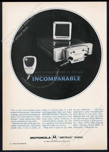 1965 motorola motran vie - motran,
