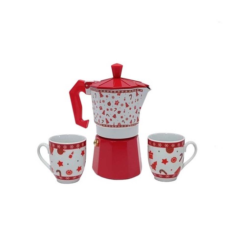 Caffettiera tazze con - caffettiera,
