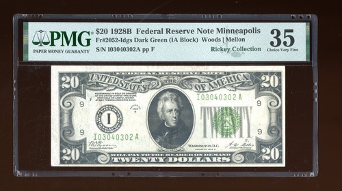 Dbr 1928 dgs frn - dbr, $20