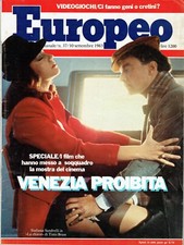 EUROPEO 1983/37=STEFANIA SANDRELLI FRANCO BRANCIAROLI LA CHIAVE FILM TINTO BRASS
