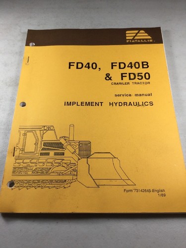 Fiat allis fd40 - &, fd50