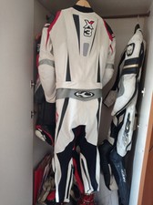 tuta moto pelle divisibile