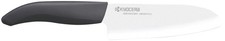 Kyocera FK-140 WH-BK NATURE Coltello Santoku, 14 cm, manico in bioplastica, lama