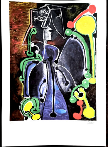 Pablo picasso femme asque - picasso,