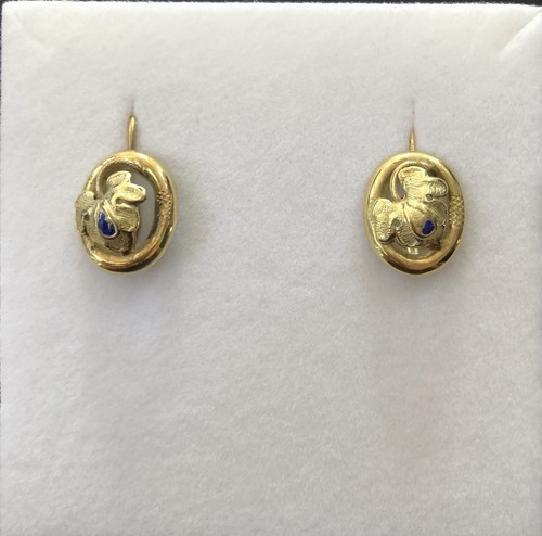 Orecchini oro giallo - oro,